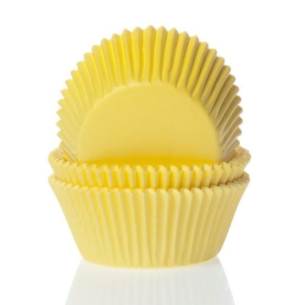 Mini Cupcake Backförmchen - Gelb